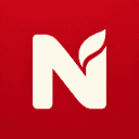 Nourish red N and leaf icon